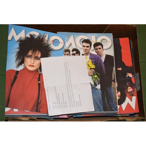 105 - A near complete collection of MOJO magazines ranging from issue 1 to issue 110 (issue 96 missing) al... 