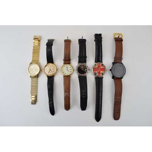 274 - A collection of wristwatches to include a Rotary watch, a Seiko Quartz, an Anne Klein and others (7-... 