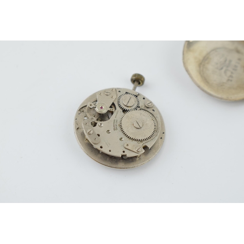 275 - A military style trench watch movement and outer case with inscribed date 1915. Case diameter 35mm.