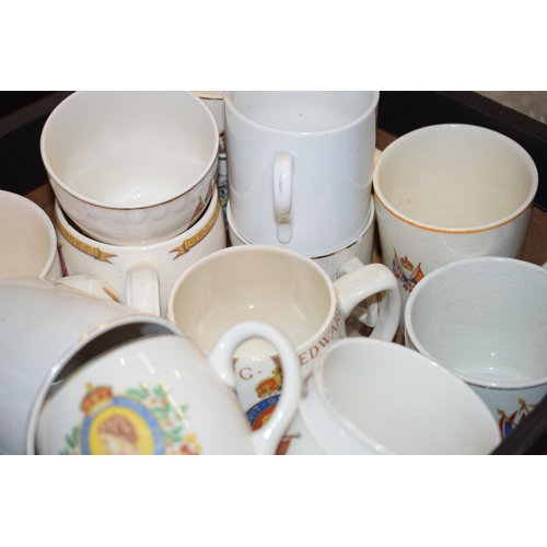 289 - A collection of commemorative ceramics to include antique and vintage examples, of note Spode 'HM Qu... 