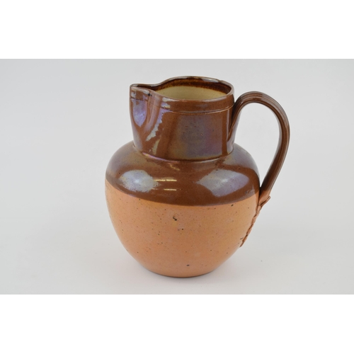 38 - A stoneware flagon with embossed 'Morgan's Brewery Limited Northwich' 20759 together with another st... 