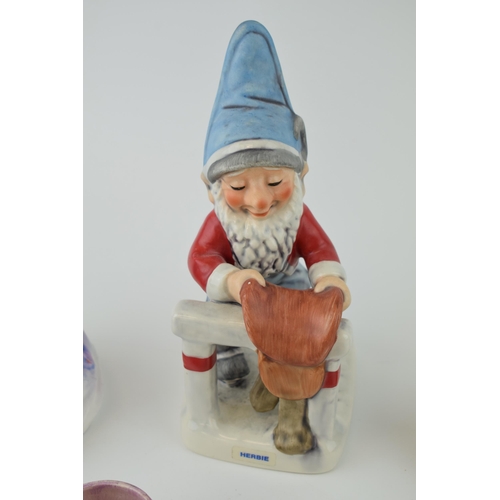 40 - A collection of ceramics to include, Goebel Herbie and similar, Royal Doulton figure 'Monica’ HN 146... 