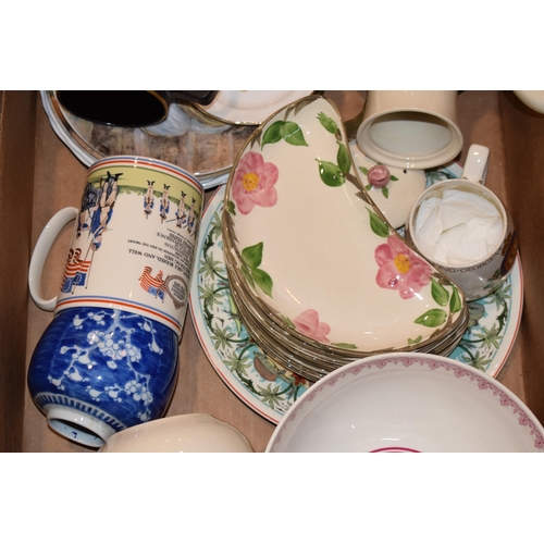 47 - Mixed pottery to include a Wedgwood Dickinson School of Law bowl, a Goebel figure (Af), a tankard, w... 