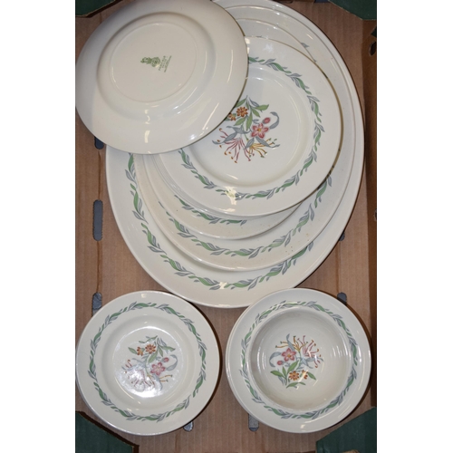 78 - A collection of Royal Doulton dinnerware in the Fairfield D6339 pattern to include tureens, gravy ju... 