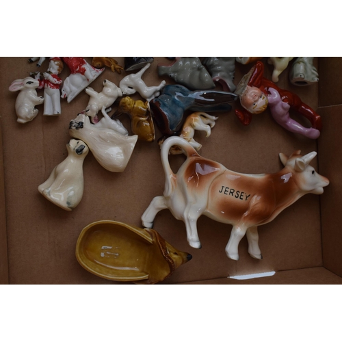 90 - A large and interesting collection of animal figures to include USSR hippos and many others (varying... 