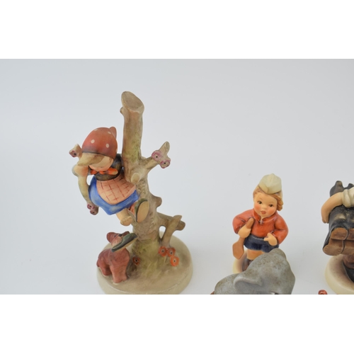 105 - A collection of Goebel figures to include Just Resting, First Mate (boxed), Chimney Sweep (slight af... 