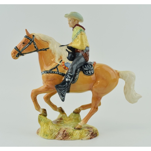 135 - Beswick Canadian Mounted Cowboy 1377 (with damages).