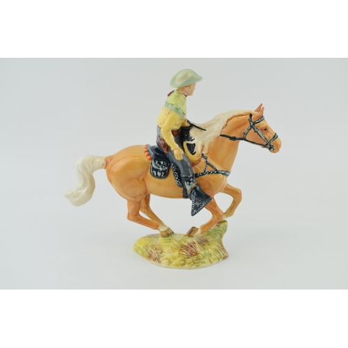 135 - Beswick Canadian Mounted Cowboy 1377 (with damages).