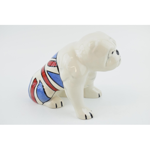 29 - Large Lorna Bailey British Bulldog, 15cm tall.