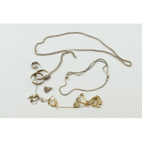 299 - A collection of silver jewellery to include necklaces, bracelets and others, 53.0 grams.