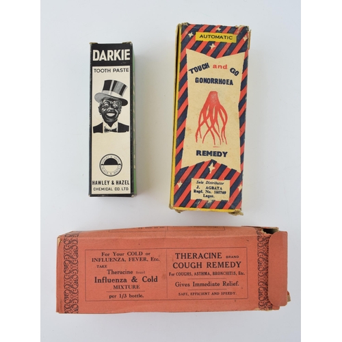 334 - A collection of advertising boxes to include Tooth paste by Hawley & Hazel Chemical Co. Ltd. Automat... 