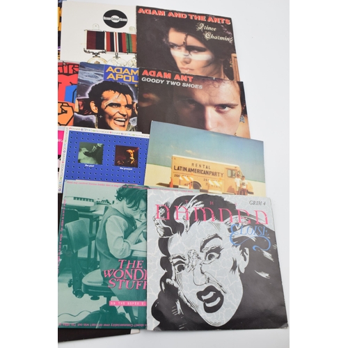 359 - A collection  of vinyl 45 singles from the 1980s and 1990s to include artists, The Damned, The Wonde... 