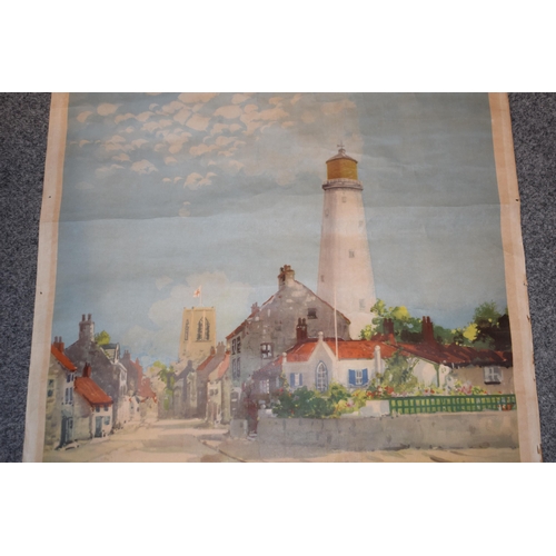 446 - 'British Rail' Railway poster 'East Coast Landmarks' 'Southwold near Halesworth' by 'Frank H Mason' ... 