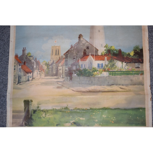 446 - 'British Rail' Railway poster 'East Coast Landmarks' 'Southwold near Halesworth' by 'Frank H Mason' ... 