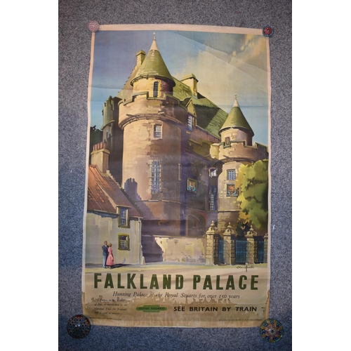 447 - 'British Rail' Railway poster 'Falkland Palace' lithograph printed by Stafford & Co, Nottingham. 64c... 