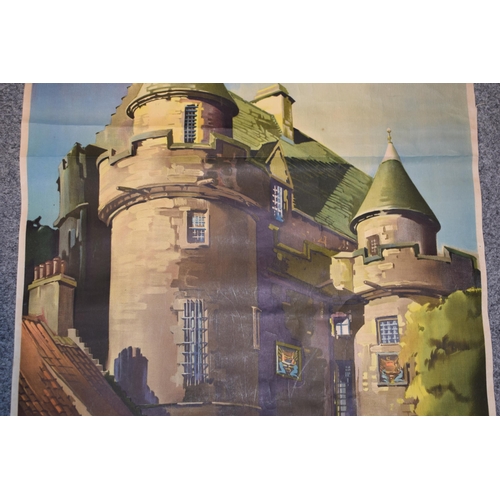 447 - 'British Rail' Railway poster 'Falkland Palace' lithograph printed by Stafford & Co, Nottingham. 64c... 