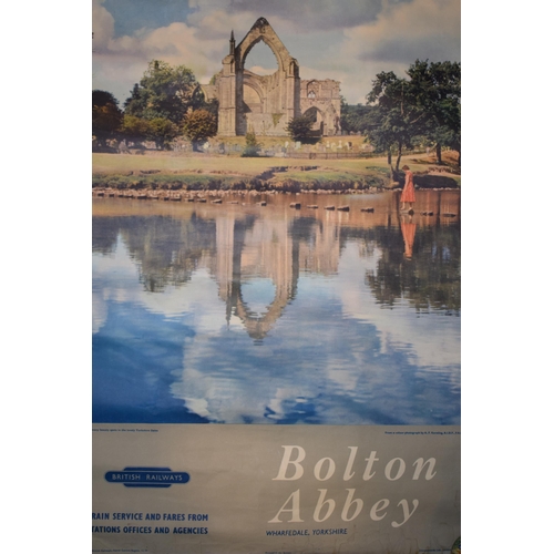 448 - 'British Rail' Railway poster 'Bolton Abbey'. 64cm x 100cm.