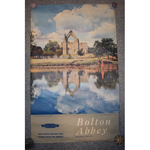 448 - 'British Rail' Railway poster 'Bolton Abbey'. 64cm x 100cm.