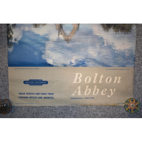 448 - 'British Rail' Railway poster 'Bolton Abbey'. 64cm x 100cm.