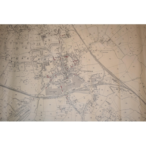 449 - Two plan maps of local interest relating to Uttoxeter. (2)