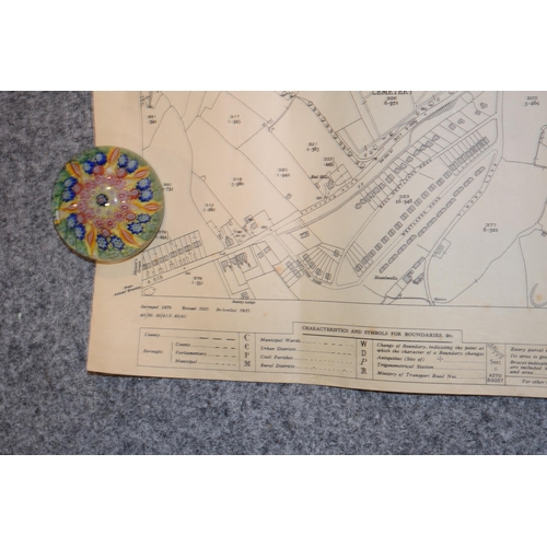 449 - Two plan maps of local interest relating to Uttoxeter. (2)