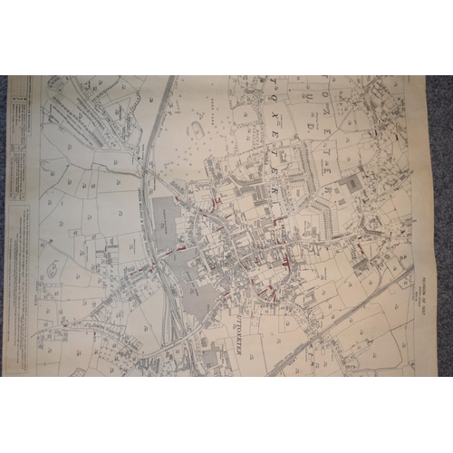 449 - Two plan maps of local interest relating to Uttoxeter. (2)