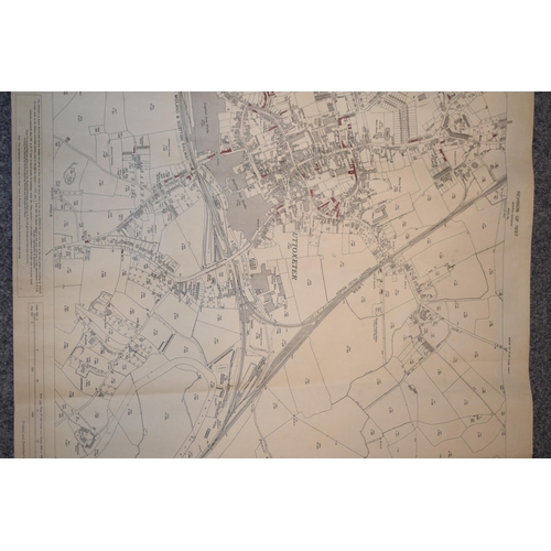 449 - Two plan maps of local interest relating to Uttoxeter. (2)