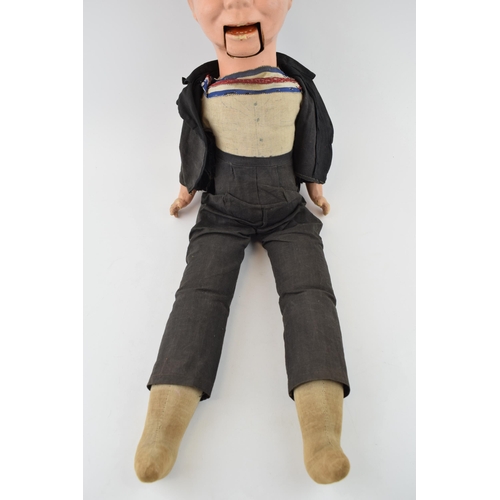 459 - 'Charly McCarthy' ventriloquists dummy doll c1930s. Reliable Toys, Canada. Height 59cm.