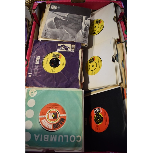 361 - A collection of vinyl 45 singles from the 1960s and 1970s to include records on labels such Stax and... 