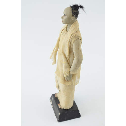 467 - Pottery figure of a standing man Possibly a souvenir piece. Height 28cm