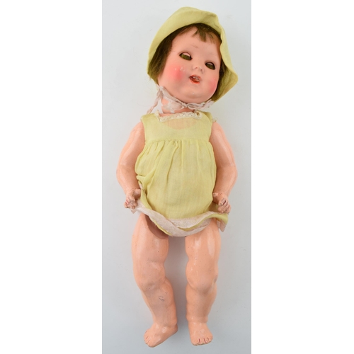 470 - Bisque head doll 170 3/0 Made in Germany. Teeth present. Height 36cm.