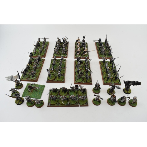 481 - A collection of cast metal and plastic war-games and miniature figures by 'Games Workshop' from the ... 