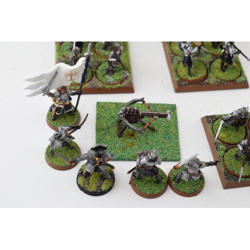 481 - A collection of cast metal and plastic war-games and miniature figures by 'Games Workshop' from the ... 