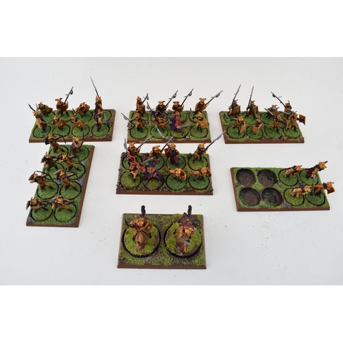 483 - A collection of cast metal and plastic war-games and miniature figures by 'Games Workshop' from the ... 