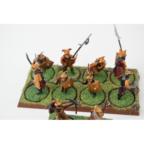 483 - A collection of cast metal and plastic war-games and miniature figures by 'Games Workshop' from the ... 