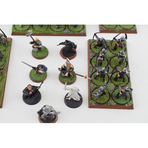 485 - A collection of cast metal and plastic war-games and miniature figures by 'Games Workshop' from the ... 