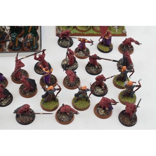 486 - A collection of cast metal and plastic war-games and miniature figures by 'Games Workshop' from the ... 