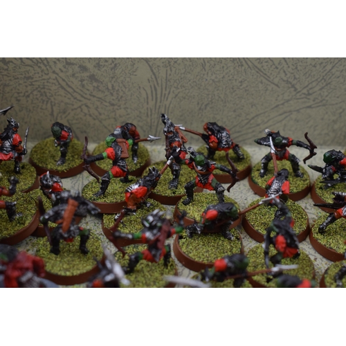 487 - A collection of cast metal and plastic war-games and miniature figures by 'Games Workshop' from the ... 