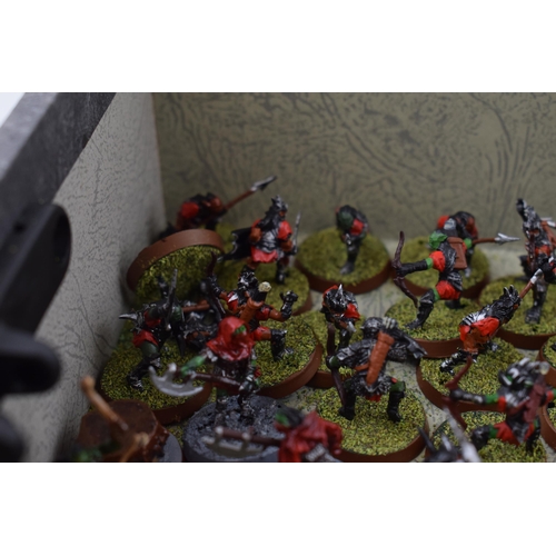 487 - A collection of cast metal and plastic war-games and miniature figures by 'Games Workshop' from the ... 