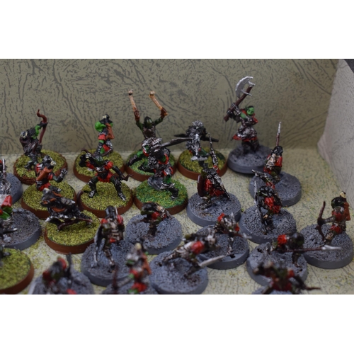 487 - A collection of cast metal and plastic war-games and miniature figures by 'Games Workshop' from the ... 