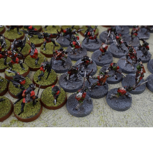 487 - A collection of cast metal and plastic war-games and miniature figures by 'Games Workshop' from the ... 