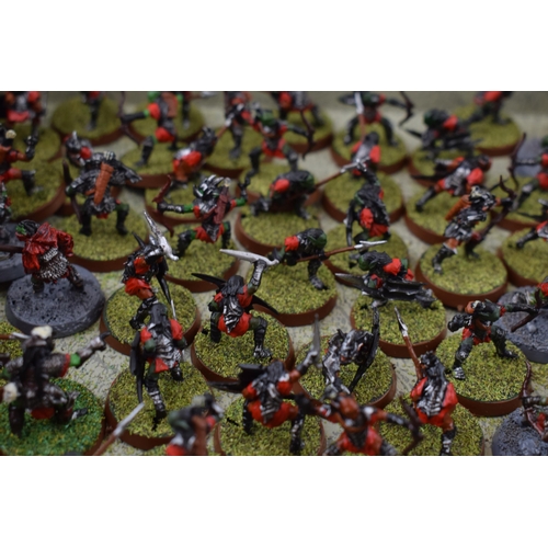 487 - A collection of cast metal and plastic war-games and miniature figures by 'Games Workshop' from the ... 