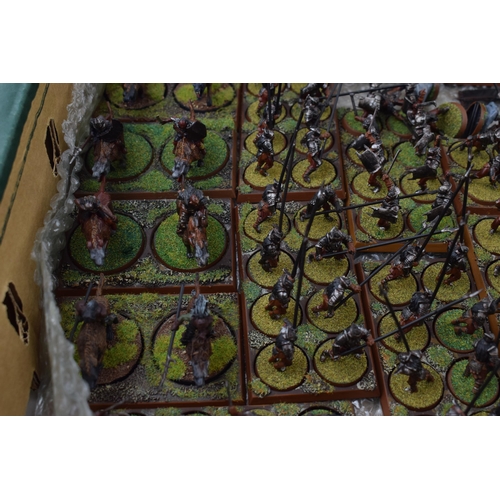 490 - A collection of cast metal and plastic war-games and miniature figures by 'Games Workshop' from the ... 