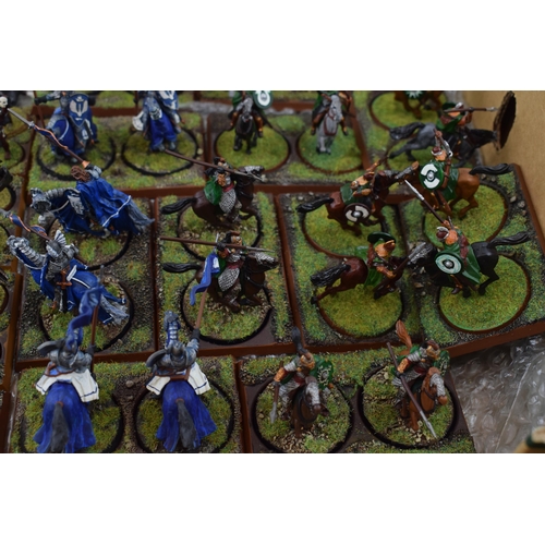 490 - A collection of cast metal and plastic war-games and miniature figures by 'Games Workshop' from the ... 