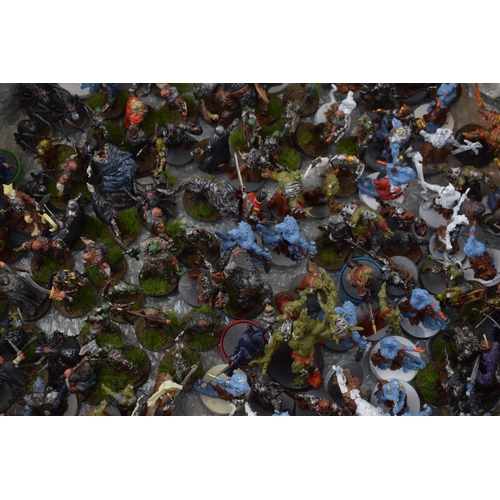 492 - A collection of cast metal war-games and miniature figures by 'Fantasy Flight Games' from the 'Lord ... 