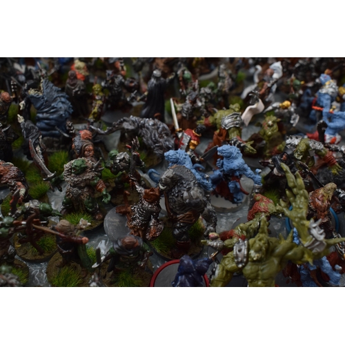 492 - A collection of cast metal war-games and miniature figures by 'Fantasy Flight Games' from the 'Lord ... 