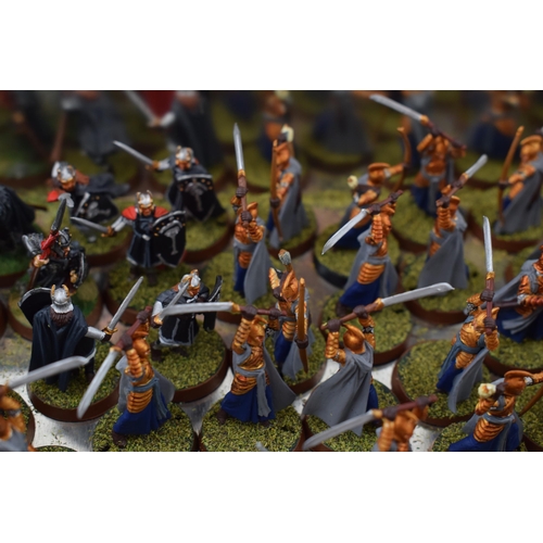 493 - A collection of cast metal war-games and miniature figures by 'Games Workshop' from the 'Lord of The... 