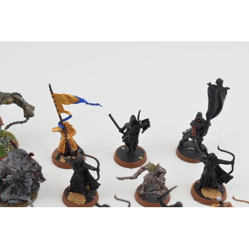 494 - A collection of cast metal war-games and miniature figures by 'Games Workshop' from the 'Lord of The... 