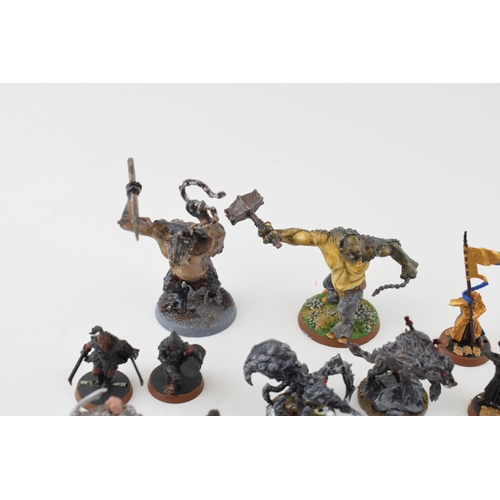 494 - A collection of cast metal war-games and miniature figures by 'Games Workshop' from the 'Lord of The... 