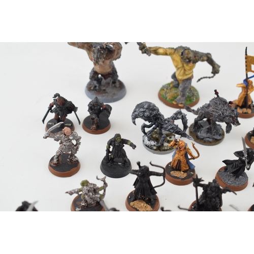 494 - A collection of cast metal war-games and miniature figures by 'Games Workshop' from the 'Lord of The... 